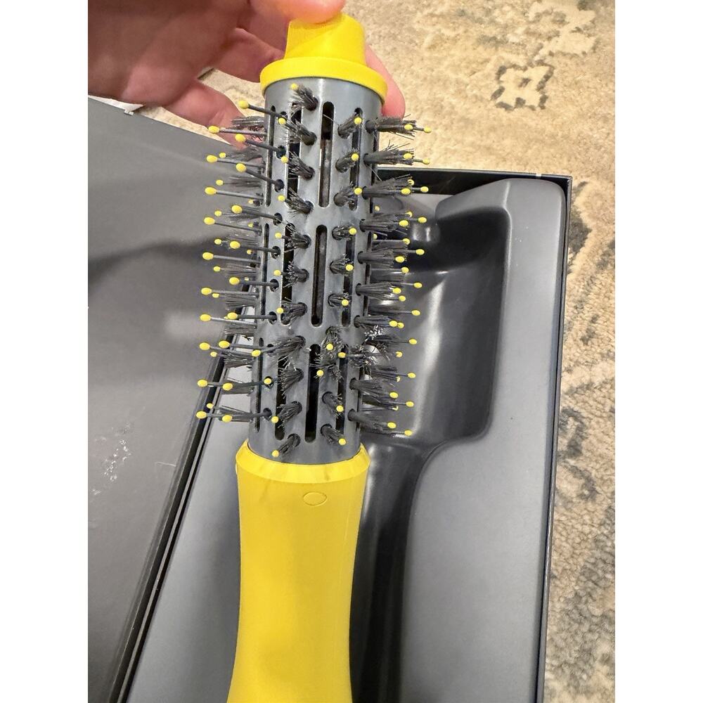 Drybar The Half Shot Blow Dryer Brush 1.5 in Yellow Gray Plastic - Picture 3 of 8